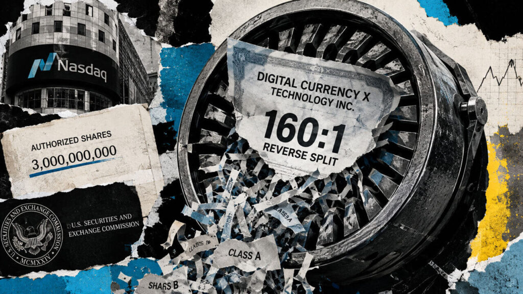Digital Currency X proposes 160-for-1